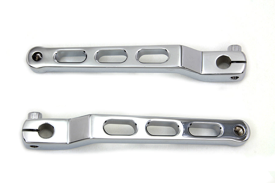 Chrome Billet Heel Toe Shift Lever Set For Harley-Davidson 34535-00B