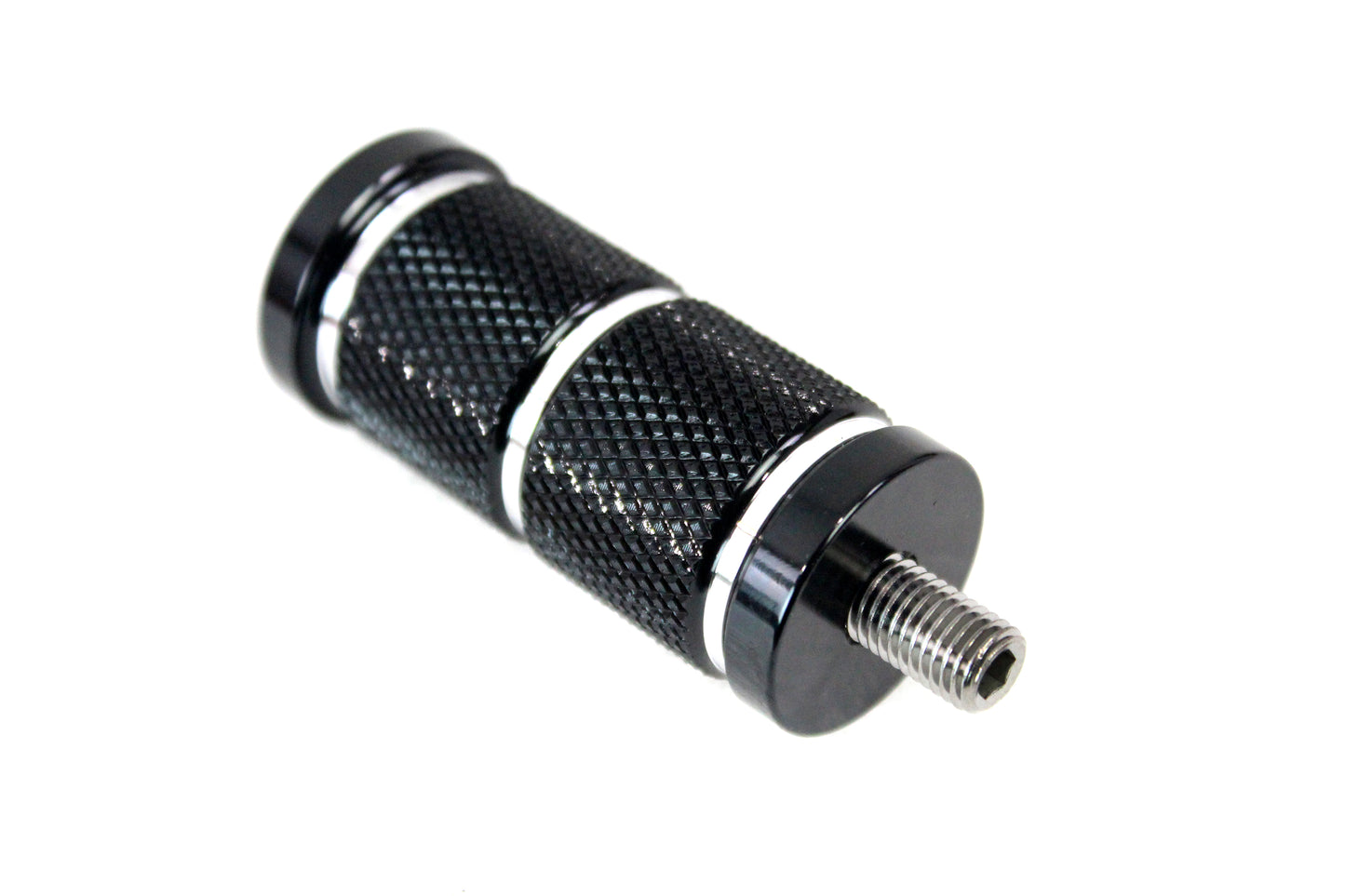 Black Contrast Cut Billet Shifter Peg For Harley-Davidson