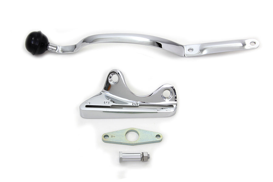 Chrome Tank Hand Shifter Kit For Harley-Davidson 1936-1950