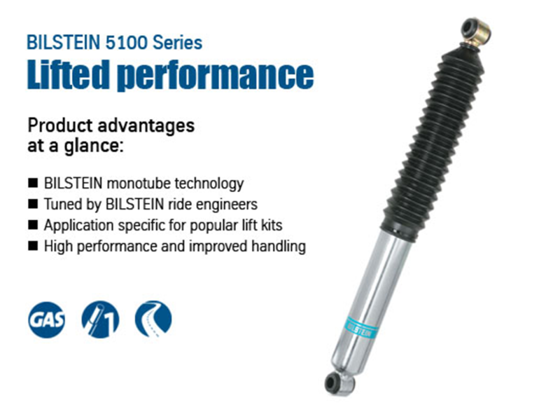 Bilstein 5100 Series 14-18 Dodge Ram 2500 Hinten 46mm Einrohr-Stoßdämpfer