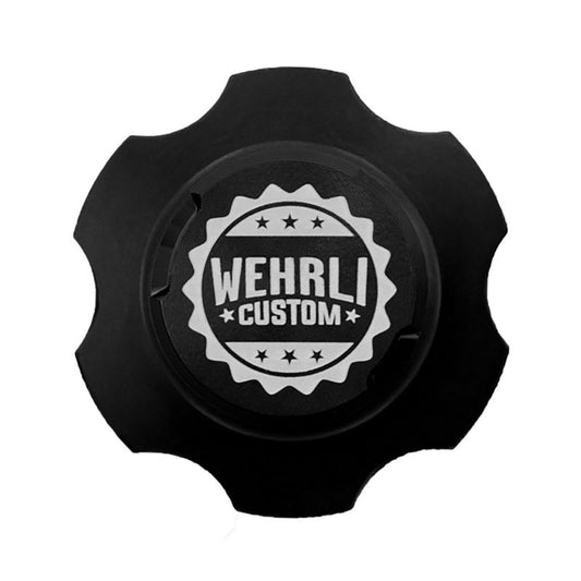 Wehrli 2001+ GM Duramax LB7/LLY/LBZ/LMM/LML/L5P Billet Oil Fill Cap - Black Anodized