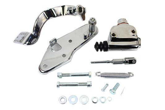 Hydraulic Rear Brake Master Cylinder Control Kit For Harley-Davidson 1958-1969