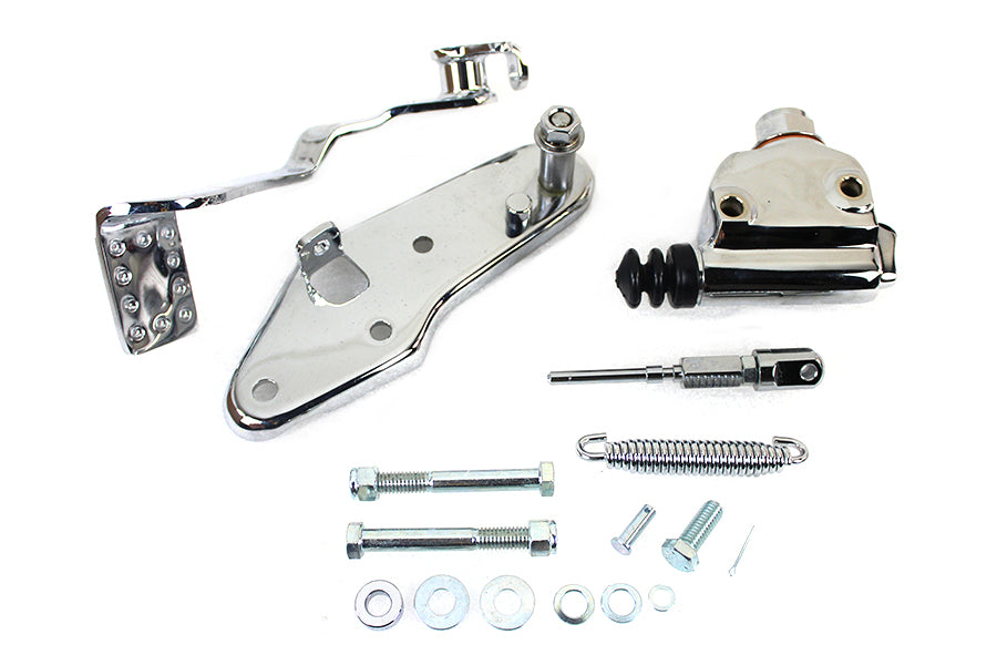 Hydraulic Rear Brake Master Cylinder Control Kit For Harley-Davidson 1958-1969
