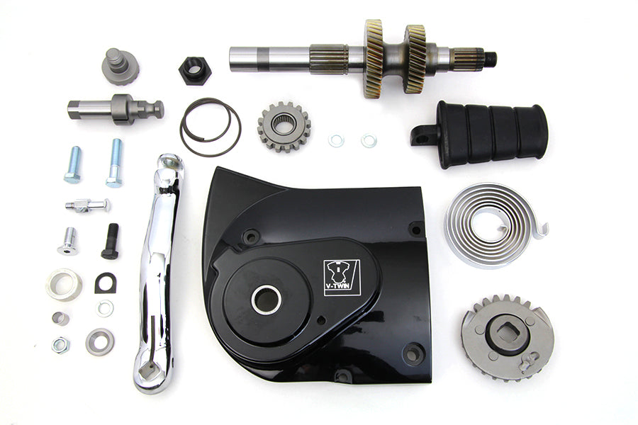 Kick Starter Conversion Kit Black For Harley-Davidson Sportster 2007 And Later