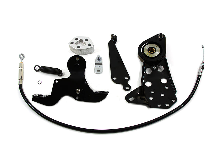 Foot Clutch Rocker Kit Black For Harley-Davidson Softail 1986-1999