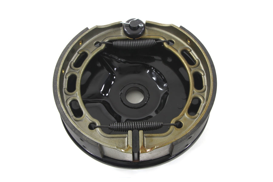 Black Rear Mechanical Brake Backing Plate Kit For Harley-Davidson 1936-1957