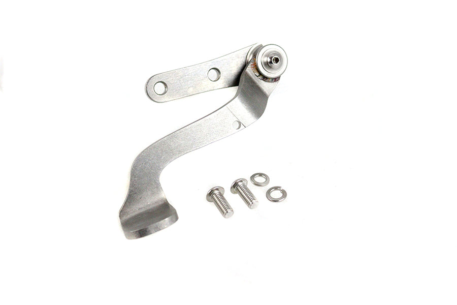 Prism Sling Shot Bremspedaleinheit aus natürlichem Edelstahl für Harley-Davidson
