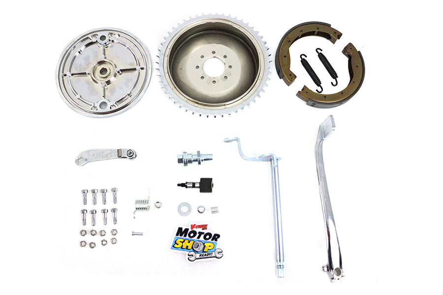 Trommelbremse hinten Chrom für Harley-Davidson Sportster Ironhead 1973-1974