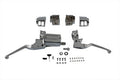 Chrome Handlebar Control Kit For Harley-Davidson Dual Disk 1982-1983