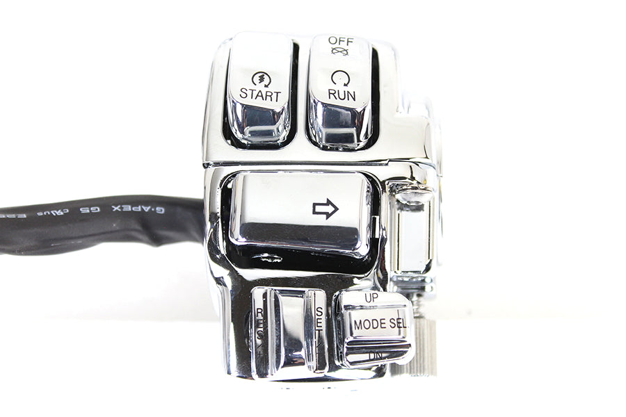 Kit de control de manillar cromado para Harley-Davidson Touring 2008-2013