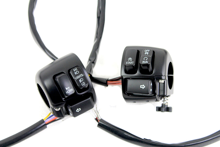 Kit Mandos Manillar Negro Para Harley-Davidson Sportster 2007-2013 Dual Disk