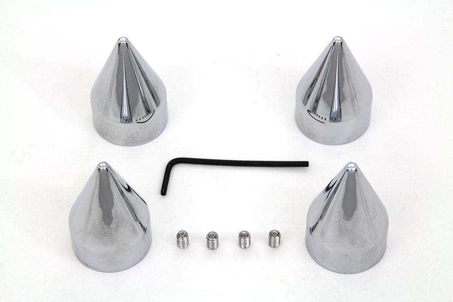 Cylinder Head Bolt Cover Set Spike Type For Harley-Davidson