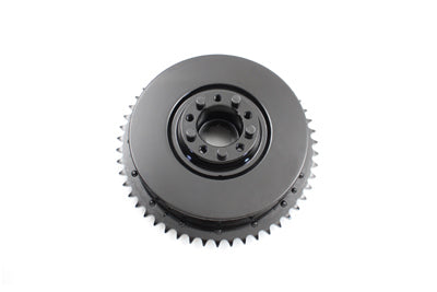 Cast Rear Mechanical Brake Drum Black For Harley-Davidson 1937-1957