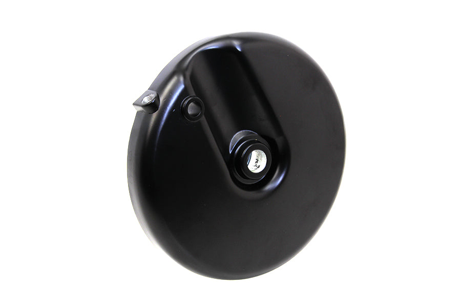 Placa trasera de freno delantero lado derecho negro para Harley-Davidson 1969-1971