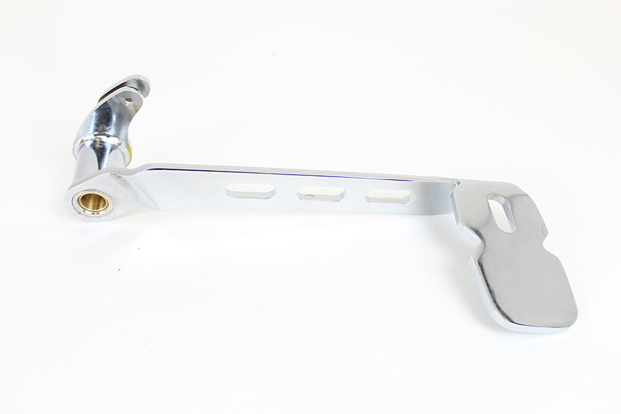 1" Extended Slotted Chrome Brake Pedal For Harley-Davidson Touring 2008-2013