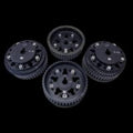 Engranajes de leva ajustables Brian Crower negros para Subaru EJ205/EJ257 (juego de 4)