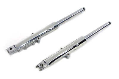 41mm Chrome Fork Slider Assembly For Harley-Davidson Softail FLST 2000-2006