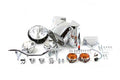 7" Headlamp Nacelle Cowl Kit Chrome For Harley-Davidson FL 1960-1984