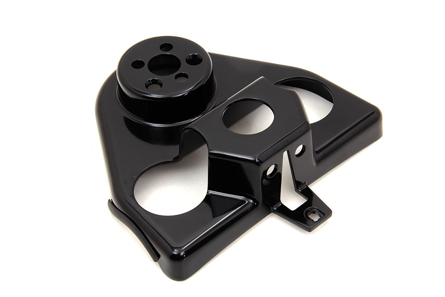 Cubierta de elevador de manillar negro para Harley-Davidson Road King 2003-2013