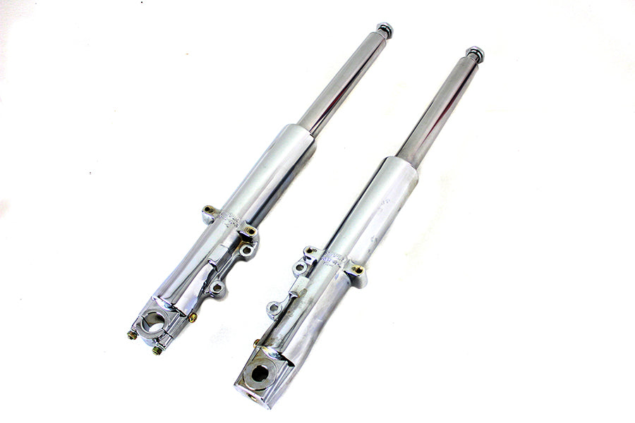 41mm Fork Slider Assembly Chrome For Harley-Davidson Road King 2000-2013