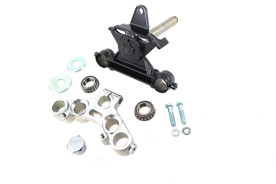 35mm Fork Triple Tree Kit For Harley-Davidson Shovelhead FX 1973-1984