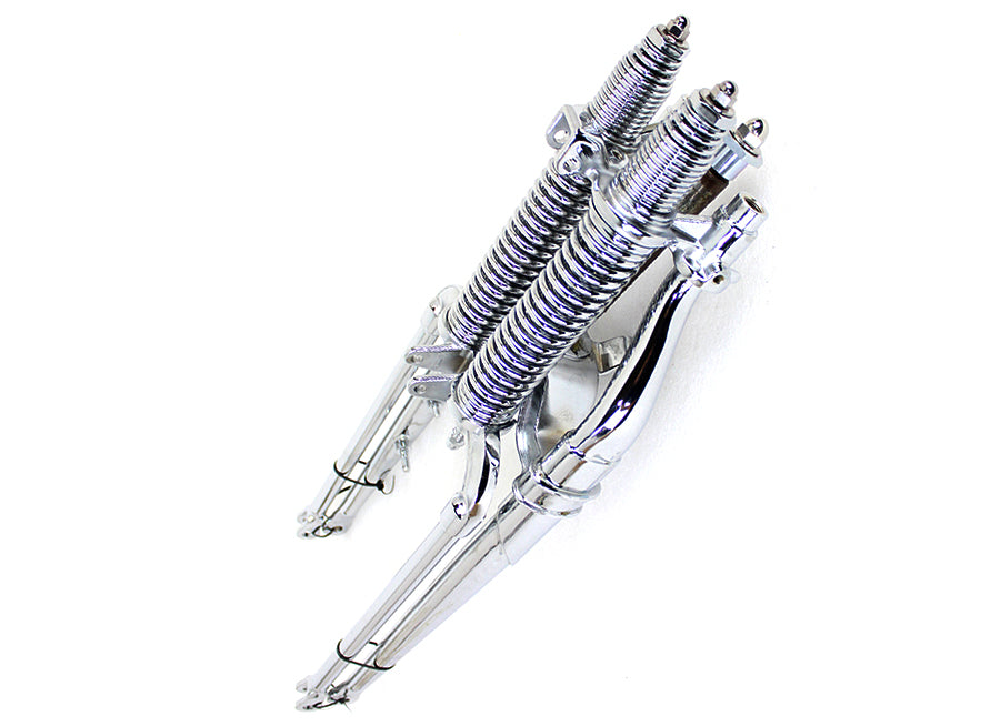 Chrome Fork Assembly For Harley-Davidson Softail Springer FXSTS 1988-2006