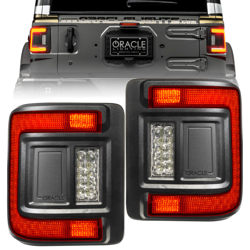 Luz trasera LED empotrada para Jeep Wrangler Rubicon/Sport 2018+ de Oracle, tintada