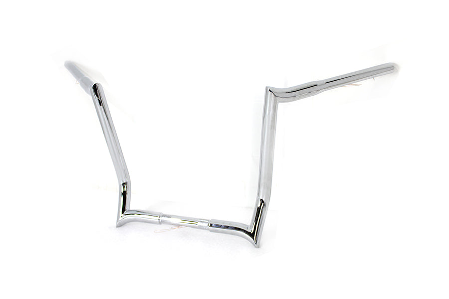 14" Z-Bar Apehanger Handlebar Chrome For Harley-Davidson Touring