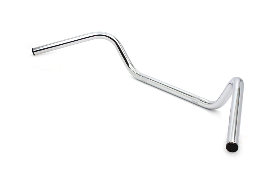 1" Buckhorn Style Handlebar For Harley-Davidson With Flanders Risers
