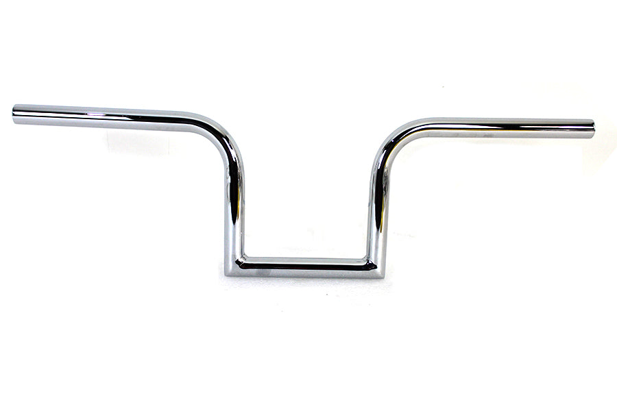 8" Frisco Style Handlebar Smooth Chrome For Harley-Davidson