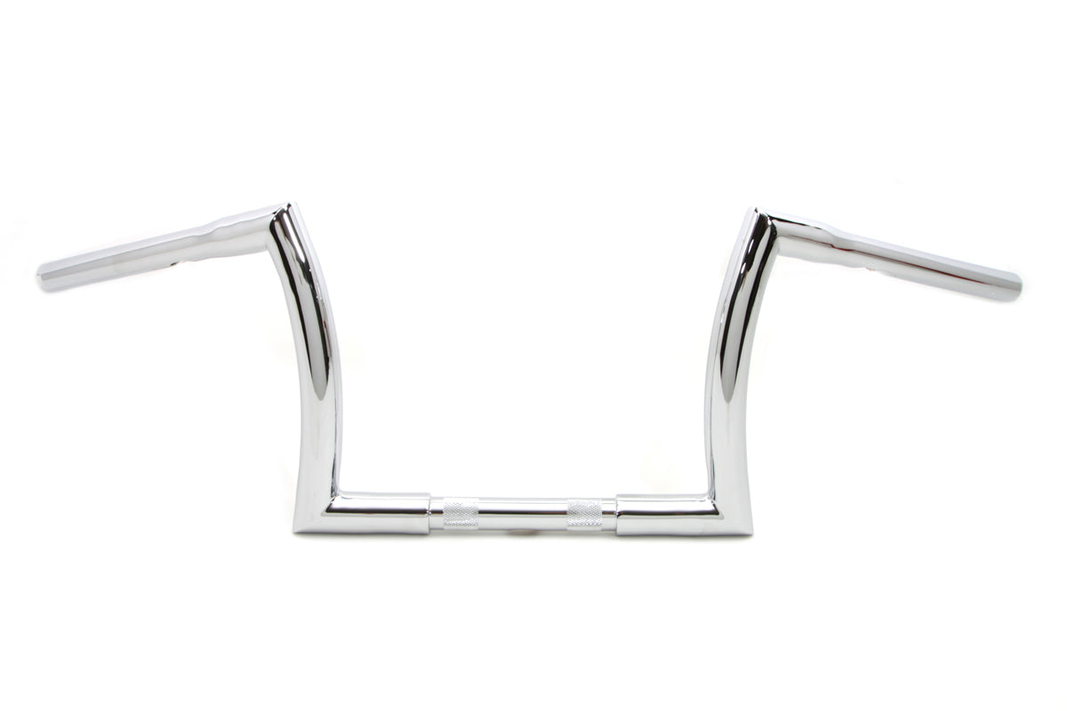 10" Z Style Handlebar Chrome For Harley-Davidson