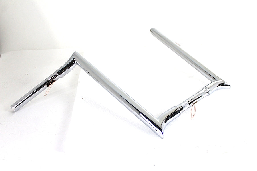 16" Chrome Chizeled Fat Handlebar For Harley-Davidson