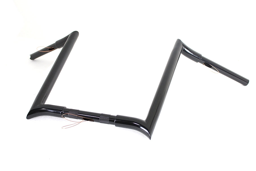 16" Black Chizeled Fat Handlebar For Harley-Davidson