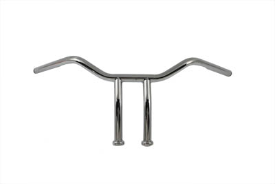 9" Riser Bar Handlebar With Indents For Harley-Davidson