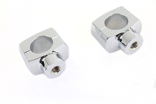 1-1/4" Shorty Riser Set Chrome For Harley-Davidson