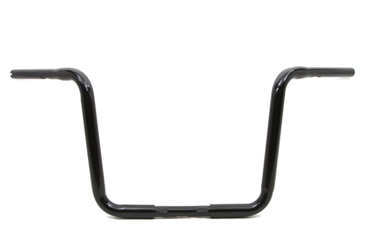 14" Ape Hanger Wide Body 1-1/4" Black Handlebar For Harley-Davidson