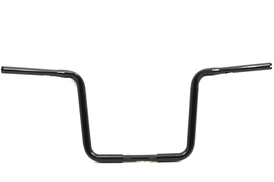 14" Ape Hanger Wide Body 1-1/4" Black Handlebar For Harley-Davidson