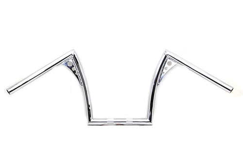 12" Vintage Handlebar Chrome Internal Wiring For Harley-Davidson