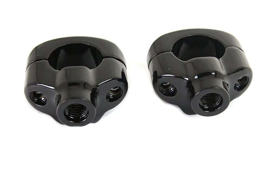 1-1/4" Short Riser Kit schwarz für Harley-Davidson Softail