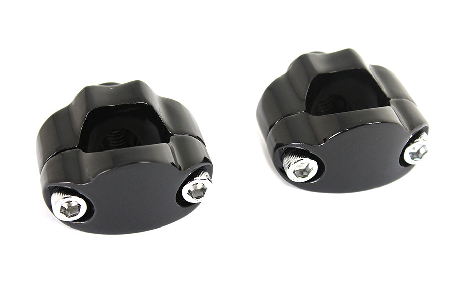 Kit de elevadores cortos de 1-1/4" negros para Harley-Davidson Softail