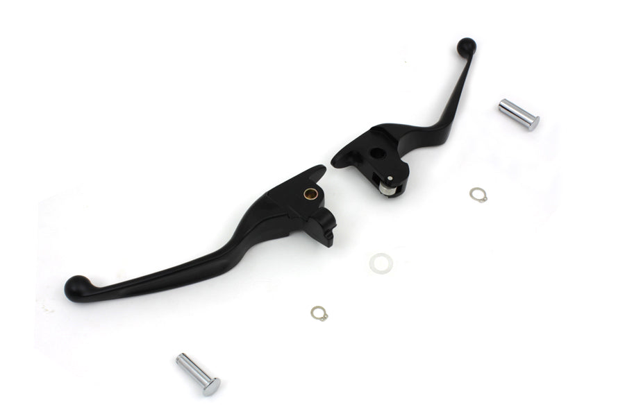 Black Hand Control Lever Kit For Harley-Davidson Touring 2014-2016