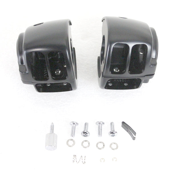 Handlebar Switch Housing Kit Black For Harley-Davidson 71567-96 71568-96A 71564-96 71563-96