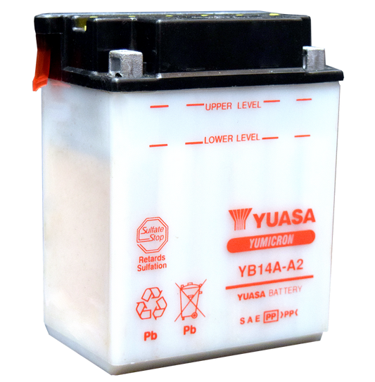 Batería Yuasa YB14A-A2 Yumicron CX de 12 voltios