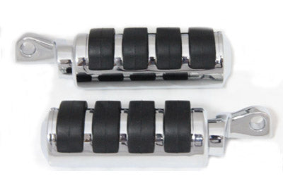 Large Chrome Iso Peg Footpeg Set For Harley-Davidson