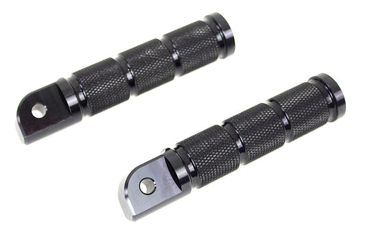 Diamond Black Retro Passenger Footpeg Set for Harley-Davidson 50500726 50500609 Softail M8 