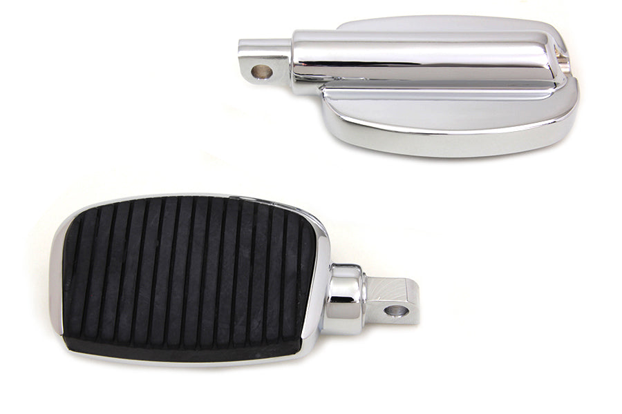 Chrome Mini Footboard Kit Small For Harley-Davidson