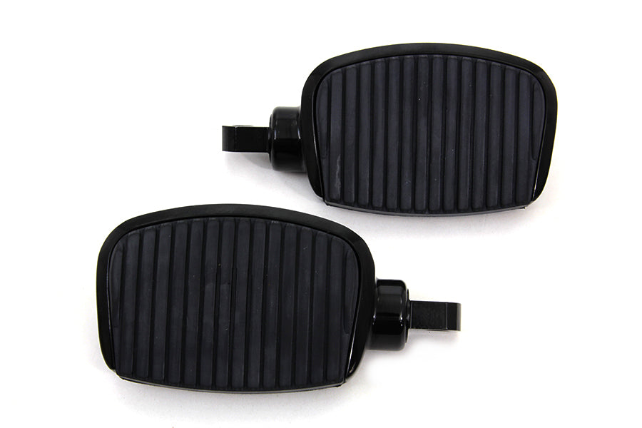 Black Mini Footboard Kit Small For Harley-Davidson