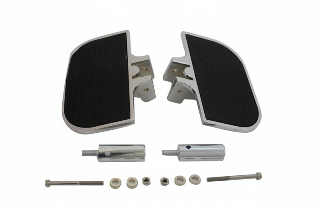 Passenger mini footboard set rubber style for Harley-Davidson