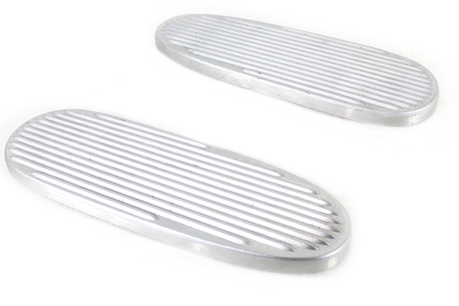 Chuck Myles Ribbed Polished Footboard Set For Indian Chief 1927-1952