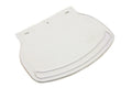 Front Or Rear Fender Mud Flap Rubber White Plain For Harley-Davidson
